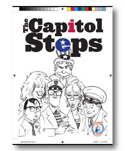 Capitol Steps Flyer (B+W)
